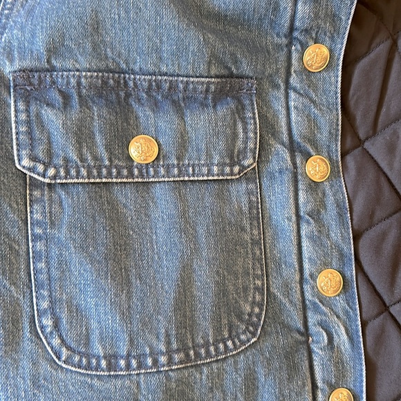 JCrew copped denim puffer jacket - Picture 6 of 8